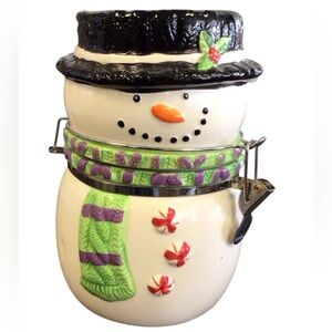 Festive Snowman Cookie Jar